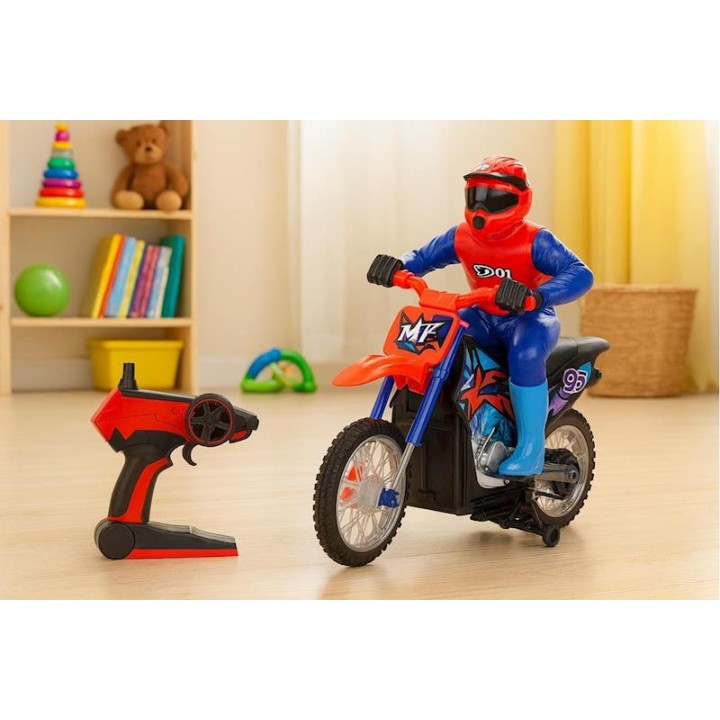 Moto Radio Control, Echa Humo, Escala 1:10,