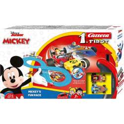 Pista Carrera Disney Mickey's Fun Race, Incluye 2 Coches (Mi