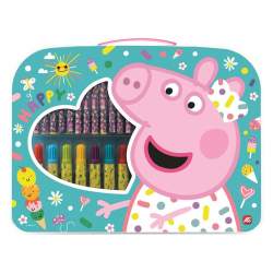 Maletín De Actividades Artísitcas Peppa Pig Con 12 Crayones,