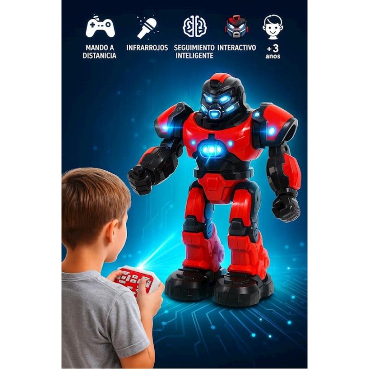 Robot Radio Control, Con Infrarrojos Y