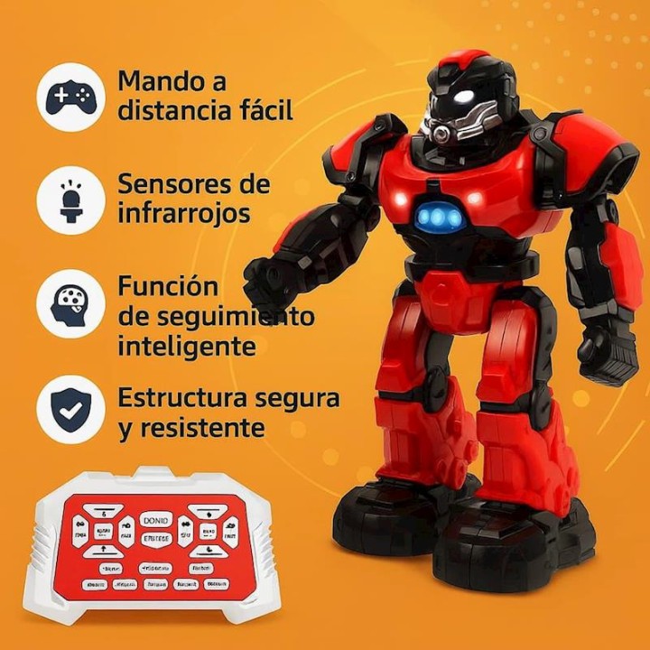 Robot Radio Control, Con Infrarrojos Y