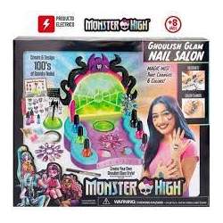 Estudio De Uñas Monster High Glam Ghoulish Con Accesorios.