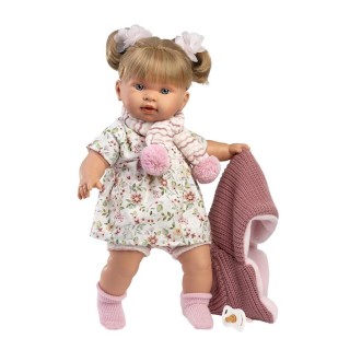 Muñeca Alexandra Llorona 42Cm Con Cuerpo De Tela