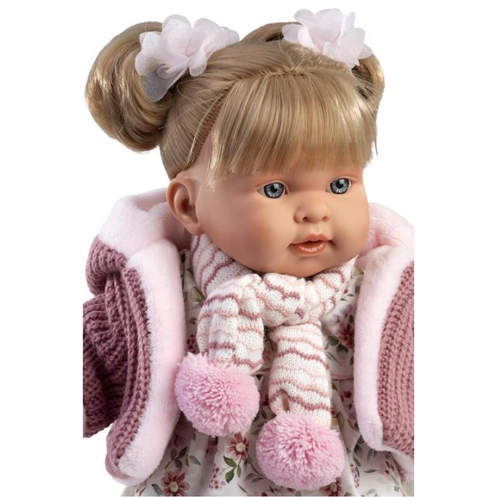 Muñeca Alexandra Llorona 42Cm Con Cuerpo De Tela