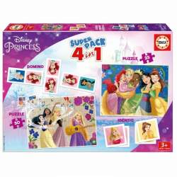 Superpack 4 En 1 Princesas Disney (Domino,