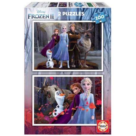 Puzzle Frozen 2 Disney 2X100