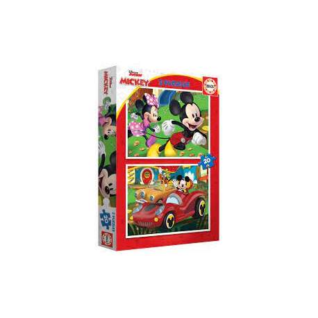 Puzzle 2X20 Mickey Mouse Fun House