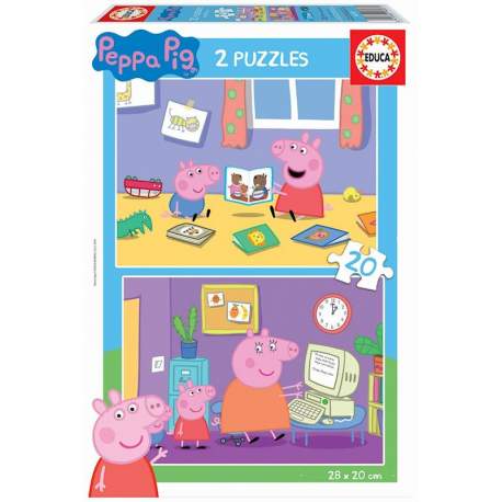 Puzzle De Peppa Pig 20 Pieza