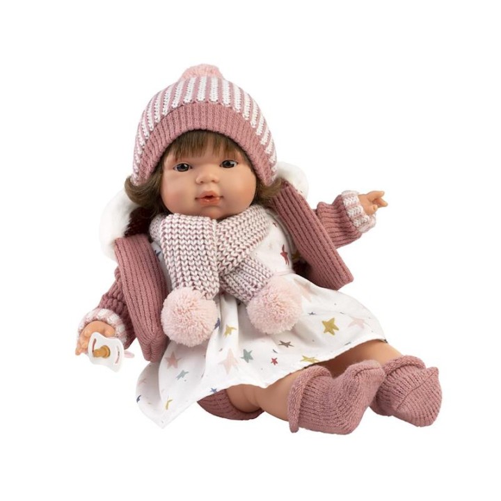 Muñeca Joelle Llorona 38Cm Con Cuerpo De