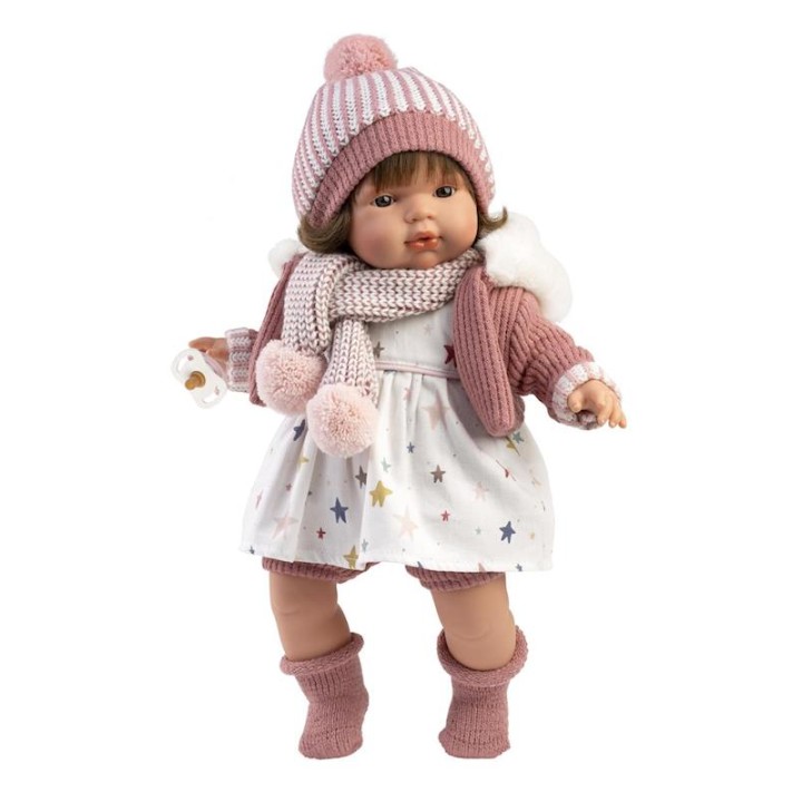 Muñeca Joelle Llorona 38Cm Con Cuerpo De