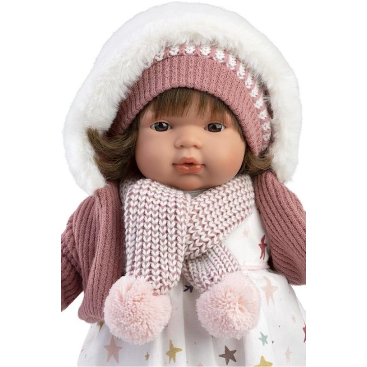 Muñeca Joelle Llorona 38Cm Con Cuerpo De