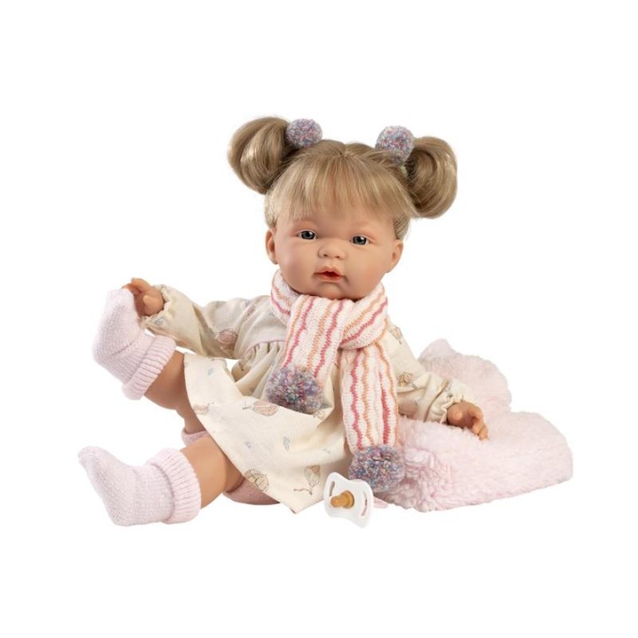 Muñeca Joelle Llorona 38Cm Con Cuerpo De
