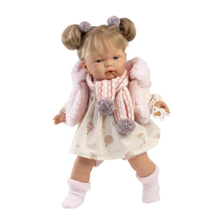 Muñeca Joelle Llorona 38Cm Con Cuerpo De