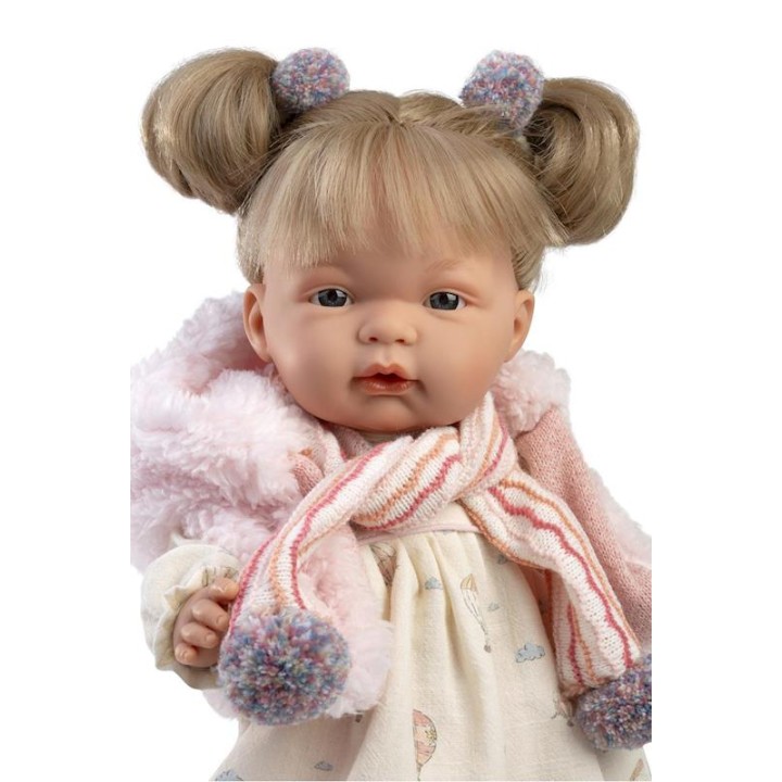 Muñeca Joelle Llorona 38Cm Con Cuerpo De