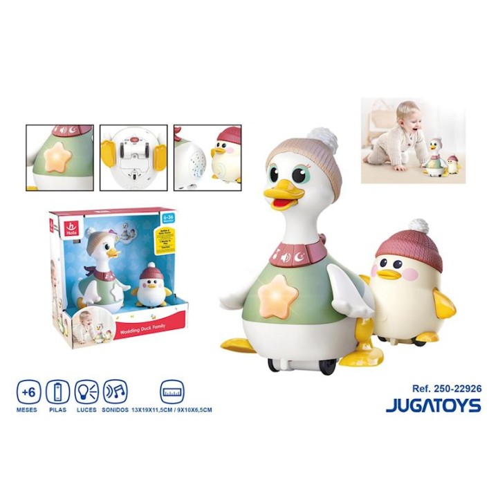 Familia De Patos Infantil, Con Luces Y Sonidos