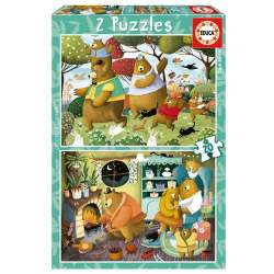 Puzzle Cuentos Del Bosque 2X20 Piezas