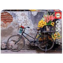 Puzzle 500 Bicicleta Con Flores