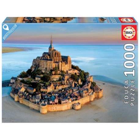 Puzzle Mont Saint Michel Desde El Aire 1000Pz