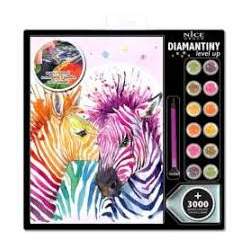 Diamantiny Level Up Watercolors Zebra