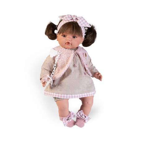 Muñeca Beni Llorona Con Chaleco 42 Cm