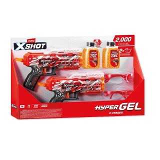 Pistola X-Shot Hyper Gel Stinger, Incluye