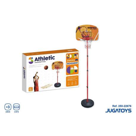 Canasta Baloncesco Con Pie Y Tubo Metal, Con