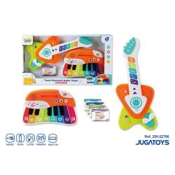 Set Musical Organo Y Guitarra Con Luces Y