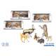 Caja 6 Animales Salvajes 30X10x13cm -