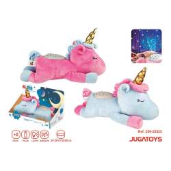 Peluche Proyector Musical Unicornio, Con Luces Y Sonidos 34'