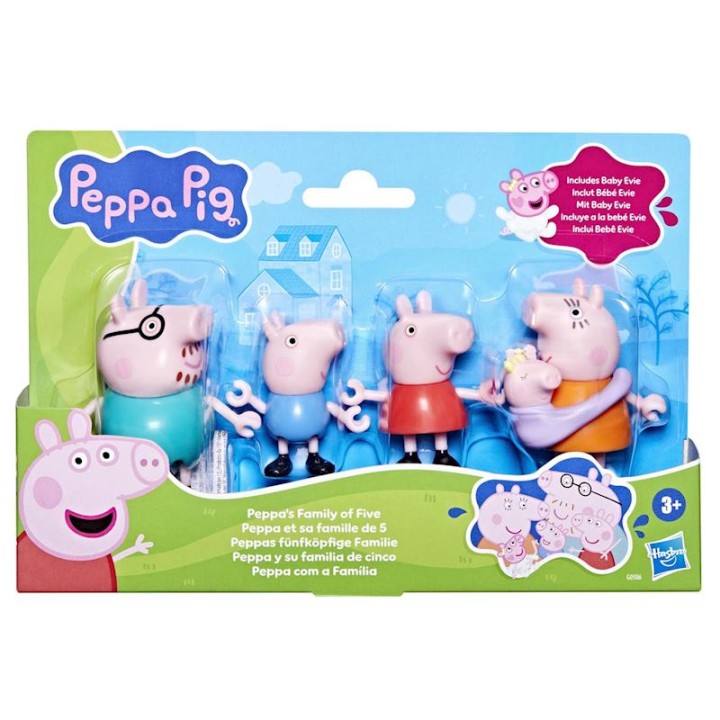 Figuras Peppa Pig Y Su Familia 5 Personajes -