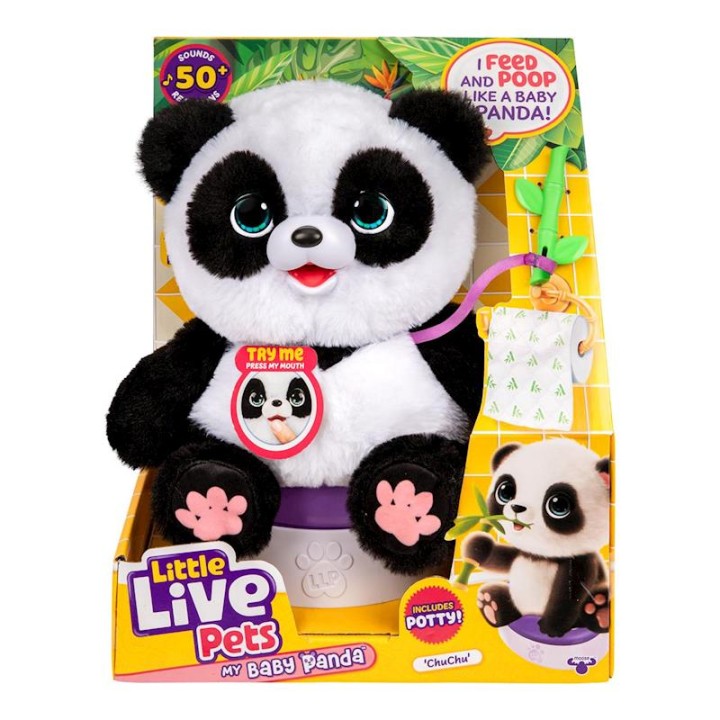Panda Interactivo Little Live Pets.Se Alimenta