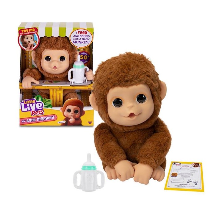 Monkey Little Live Pets Superinteractivo Con