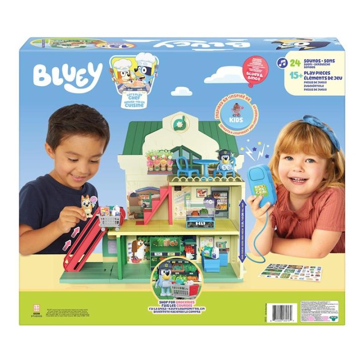 Supermercado Bluey. Escalera Mecánica, Conmás De 2