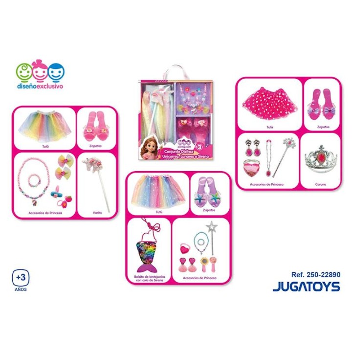Conjunto Disfraz Princesas