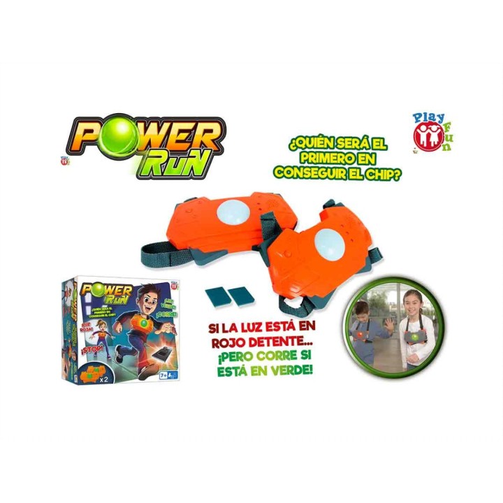 Juego Power Run !Quien Sera El Primero En Conseguir El Chip!