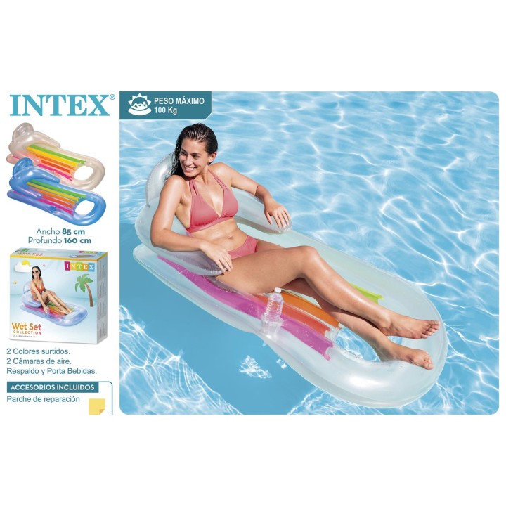 Piscina 3 Tubos Colores 61X22cm.