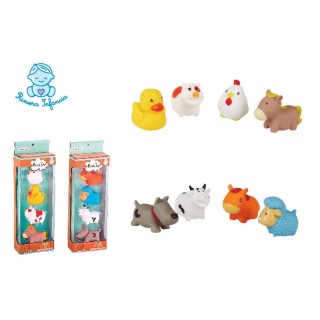 Figuras Baño Animales Granja 12X6x37cm