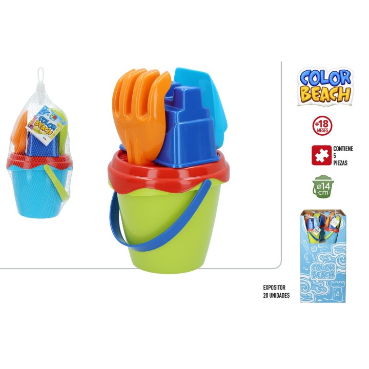 Cubo Playa Castillo Con Moldes