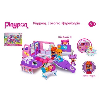 Pinypon Socorro Ambulancia Con Luz Y Máquina Rayos X, Incluy