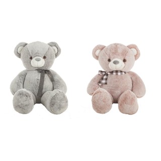 Peluche Oso Suavi 75 Cm 2 Colores Sdos. (Gris O Rosa)