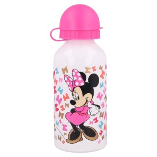 Botella Aluminio Pequeña 400Ml Minnie