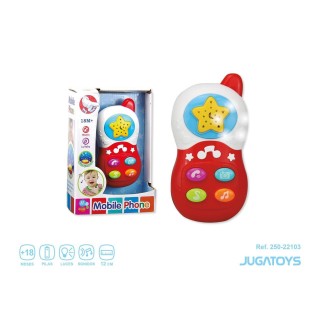 Teléfono Infantil Con Sonidos Y Luces Pilas
