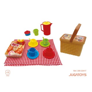 Cesta Picnic Con Menaje Y Accesorios
