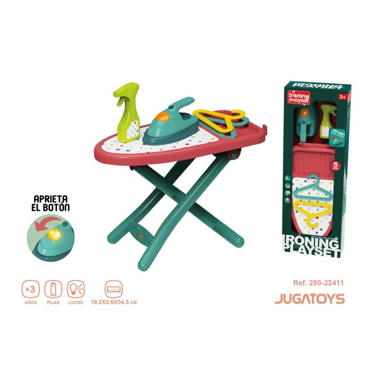 Planchador Plegable Con Plancha Y Accesorios