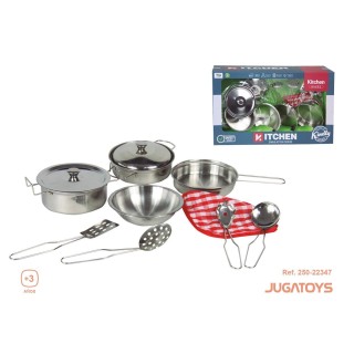 Menaje Cocina Metal Con 11 Accesorios