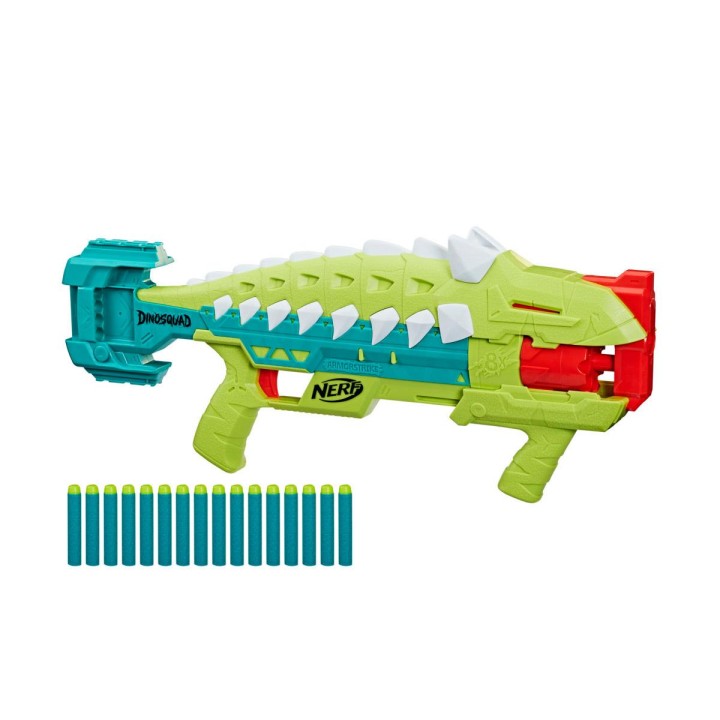 Pistola Nerf Dinosquad Armorstrike. Lanza