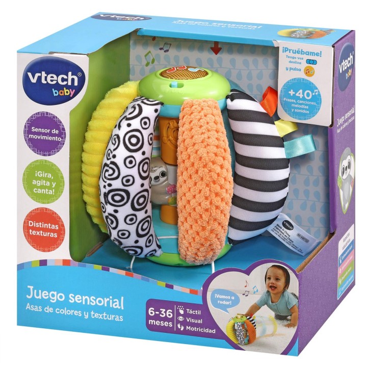 Pelota De Juego Sensorial Con Asas De Colores