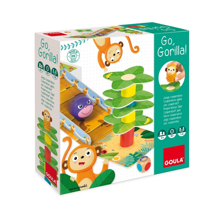 Juego De Madera Go Gorilla Construye