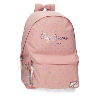 Mochila Escolar Pepe Jeans Carina Tablet 42 Cm Ros