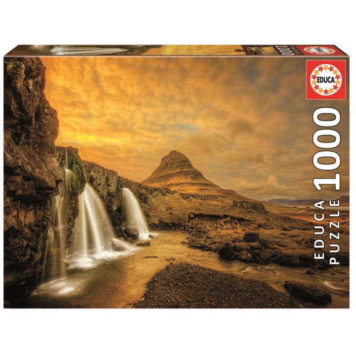 Puzzle 1000 Cascada Kirkjufellsfoss, Islandia
